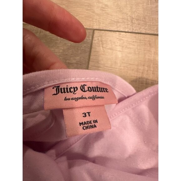Juicy Couture Girls Pink Terrycloth Romper Sleeveless NEW Size 3T - Picture 4 of 6